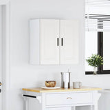 Kitchen Wall Cabinet Porto White Engineered Wood - Side View