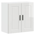 Kitchen Wall Cabinet "Porto" High Gloss White Engineered Wood