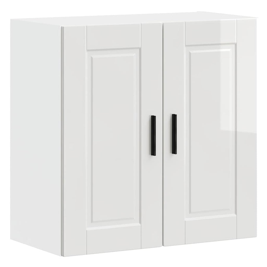 Kitchen Wall Cabinet "Porto" High Gloss White Engineered Wood
