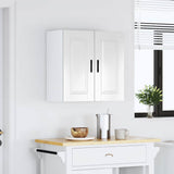 Kitchen Wall Cabinet "Porto" High Gloss White Engineered Wood