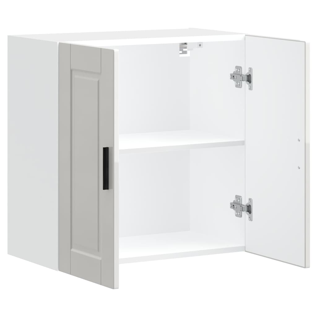 Kitchen Wall Cabinet "Porto" High Gloss White Engineered Wood