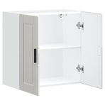 Kitchen Wall Cabinet "Porto" High Gloss White Engineered Wood