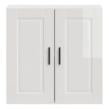 Kitchen Wall Cabinet "Porto" High Gloss White Engineered Wood