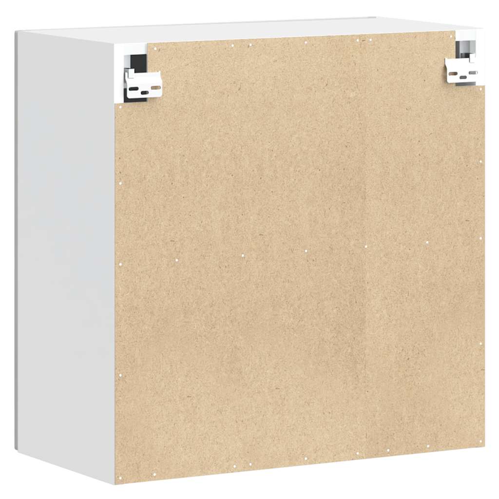 Kitchen Wall Cabinet "Porto" High Gloss White Engineered Wood