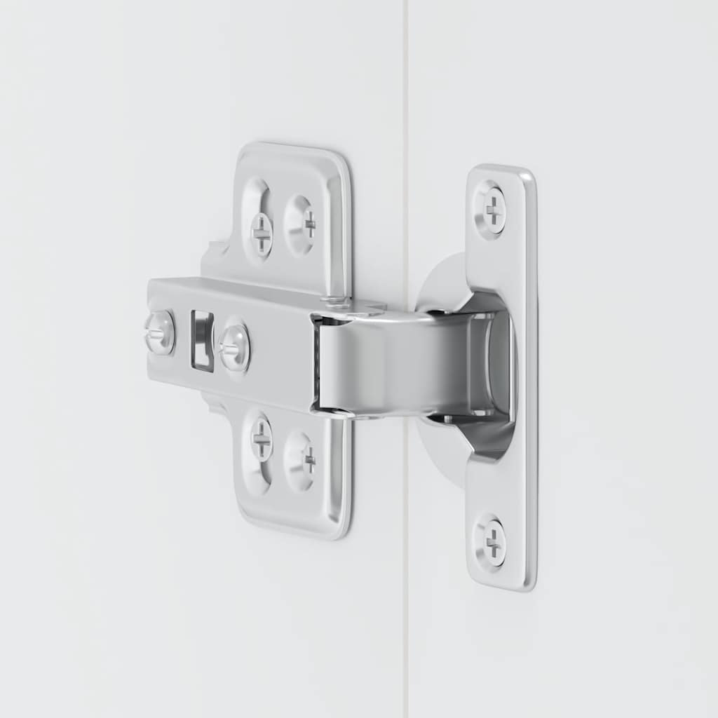 Kitchen Wall Cabinet "Porto" High Gloss White Engineered Wood