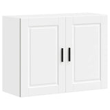 Kitchen Wall Cabinet Porto White Engineered Wood - Front View