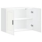 Kitchen Wall Cabinet Porto White Engineered Wood - 45-Degree Angle