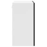 Kitchen Wall Cabinet "Porto" Black Engineered Wood
