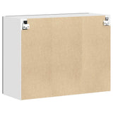 Kitchen Wall Cabinet "Porto" Black Engineered Wood