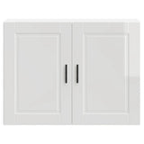 Kitchen Wall Cabinet "Porto" High Gloss White Engineered Wood