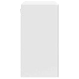 Kitchen Wall Cabinet "Porto" High Gloss White Engineered Wood