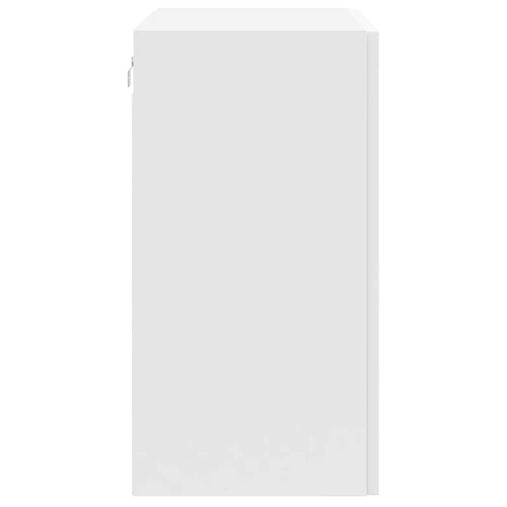 Kitchen Wall Cabinet "Porto" High Gloss White Engineered Wood