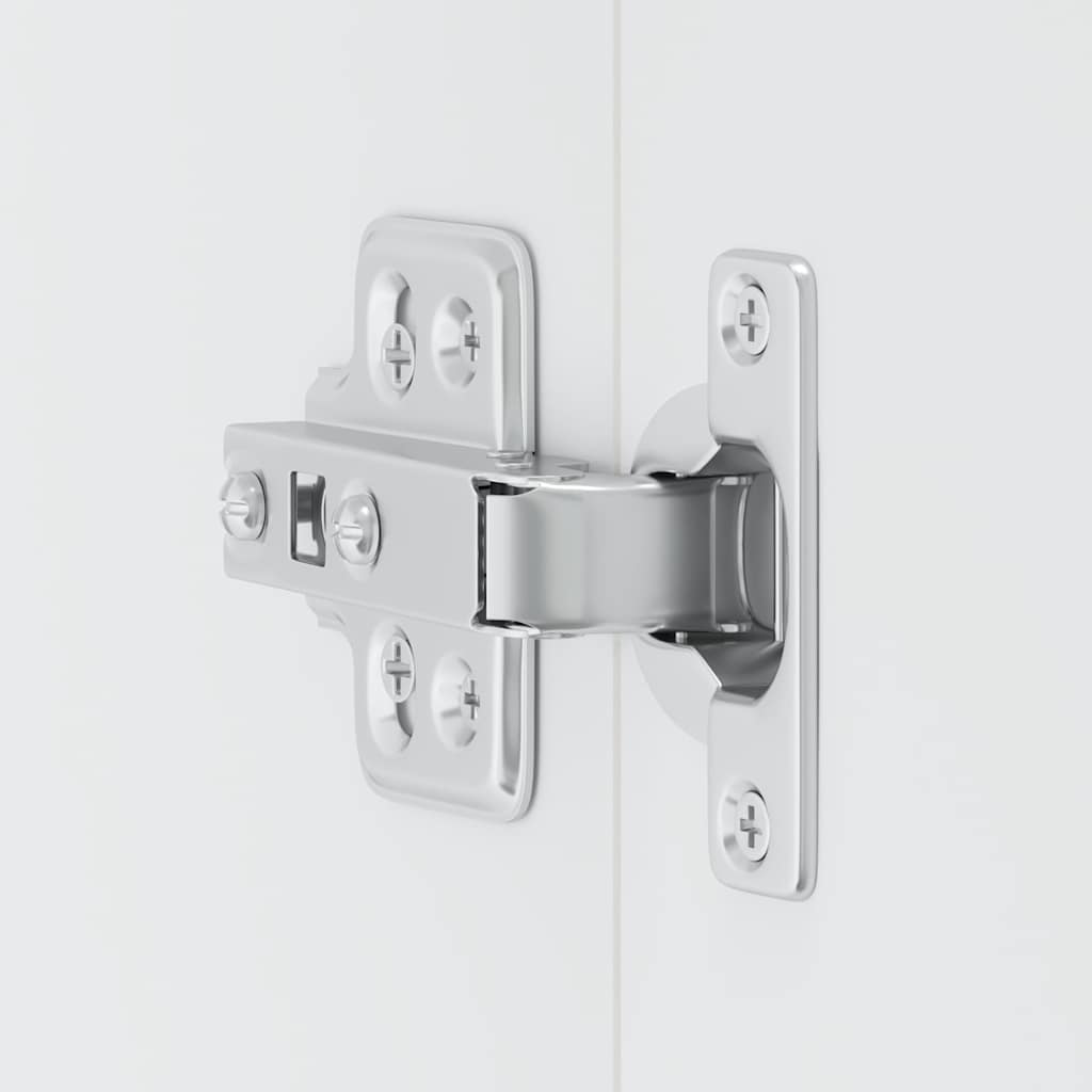 Kitchen Wall Cabinet "Porto" High Gloss White Engineered Wood