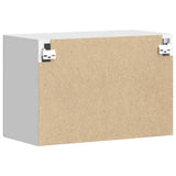 Kitchen Wall Cabinet Porto White Engineered Wood - Close-Up Angle