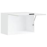 Kitchen Wall Cabinet Porto White Engineered Wood - Low Angle