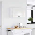 Kitchen Wall Cabinet "Porto" High Gloss White Engineered Wood