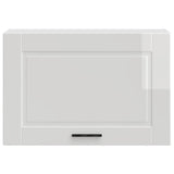 Kitchen Wall Cabinet "Porto" High Gloss White Engineered Wood
