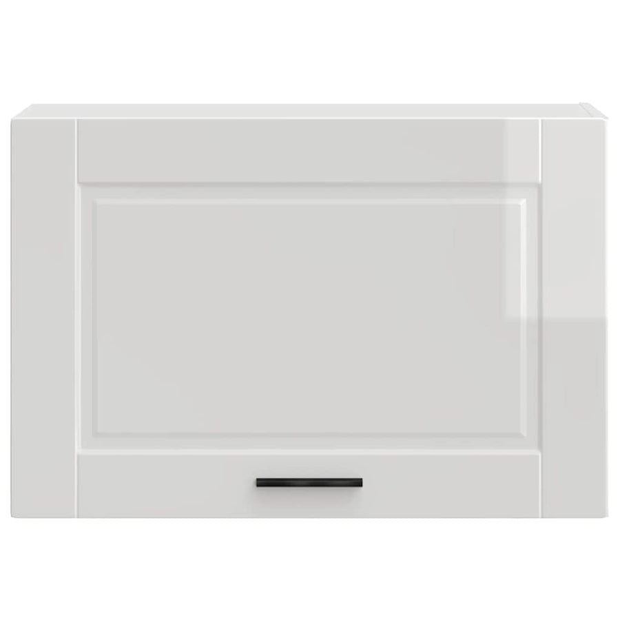 Kitchen Wall Cabinet "Porto" High Gloss White Engineered Wood
