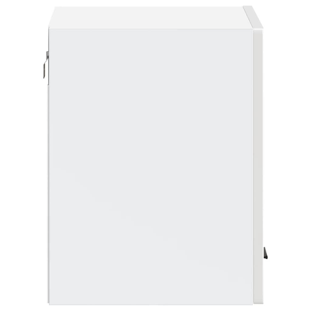 Kitchen Wall Cabinet "Porto" High Gloss White Engineered Wood