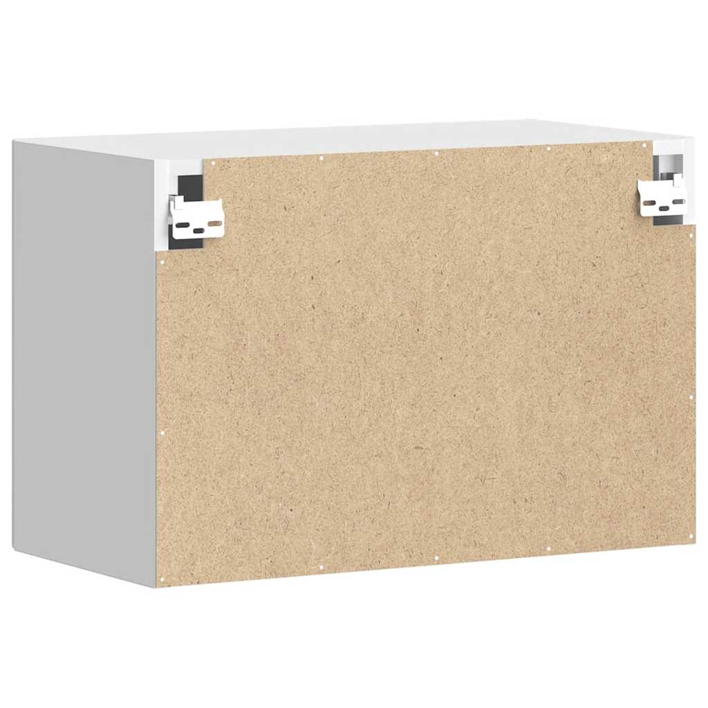 Kitchen Wall Cabinet "Porto" High Gloss White Engineered Wood