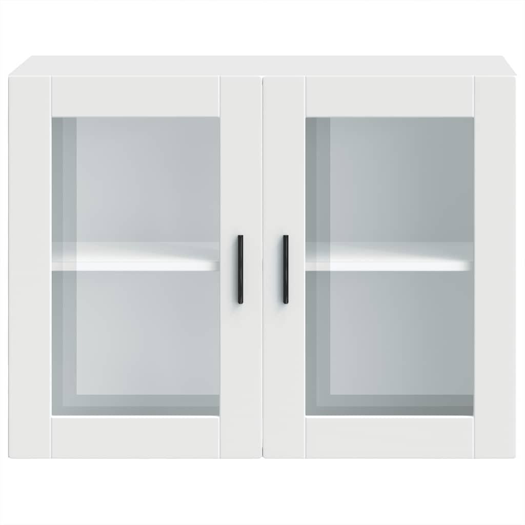 Kitchen Wall Cabinet with Glass Door "Porto" White