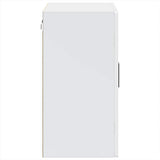 Kitchen Wall Cabinet with Glass Door "Porto" White