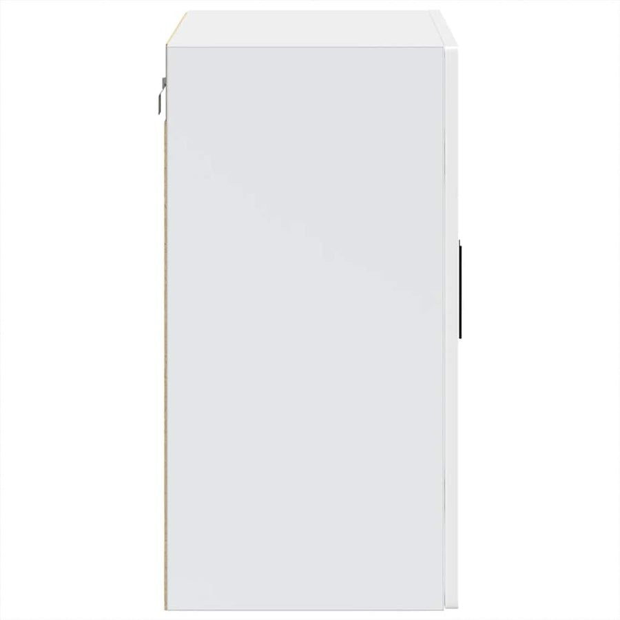 Kitchen Wall Cabinet with Glass Door "Porto" White