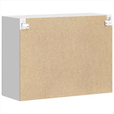 Kitchen Wall Cabinet with Glass Door "Porto" White