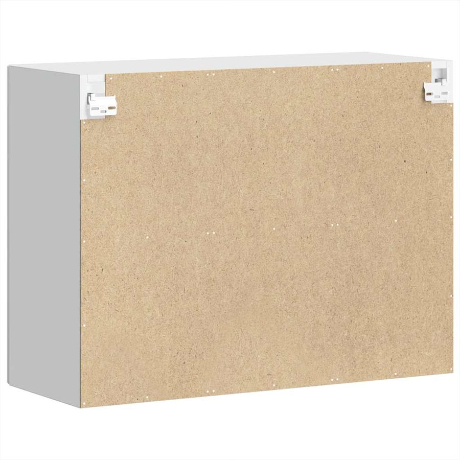 Kitchen Wall Cabinet with Glass Door "Porto" White