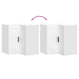 Kitchen Wall Corner Cabinet Porto White Engineered Wood