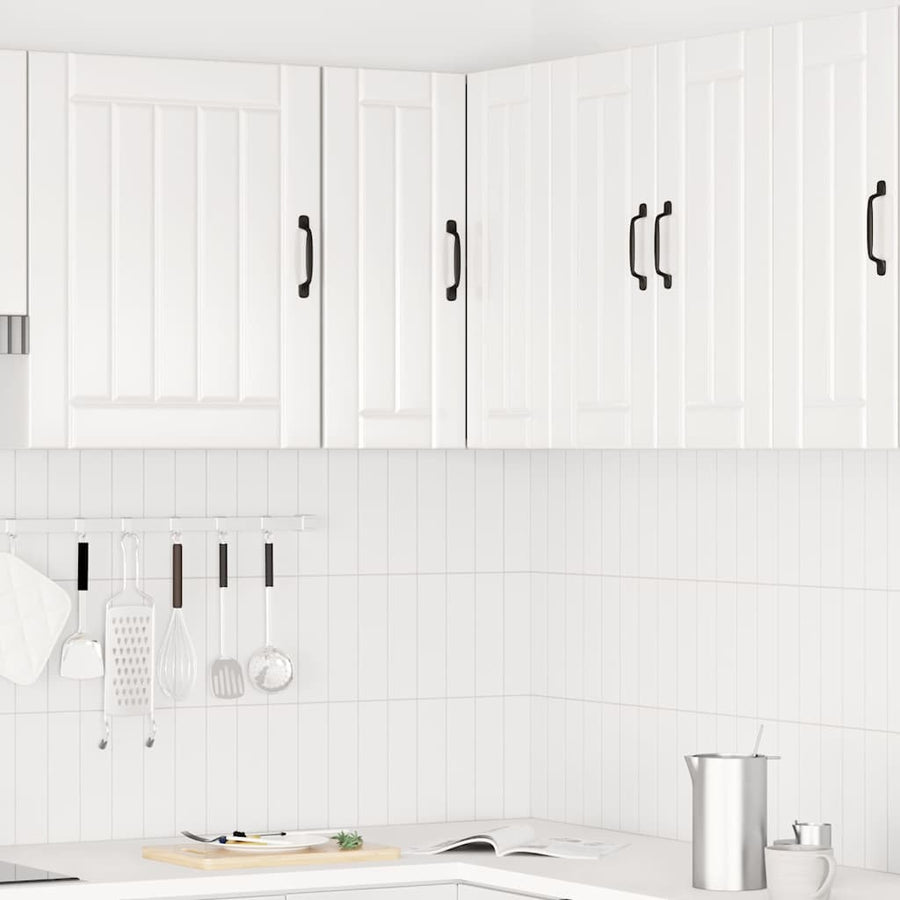 Kitchen Wall Corner Cabinet "Porto" High Gloss White