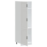 Kitchen Cupboard Porto White Engineered Wood - Top-Down View