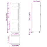 Kitchen Cupboard Porto White Engineered Wood - Extra Image