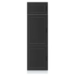 Kitchen Cupboard "Porto" Black Engineered Wood