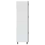 Kitchen Cupboard "Porto" Black Engineered Wood