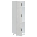 Kitchen Cupboard "Porto" High Gloss White Engineered Wood