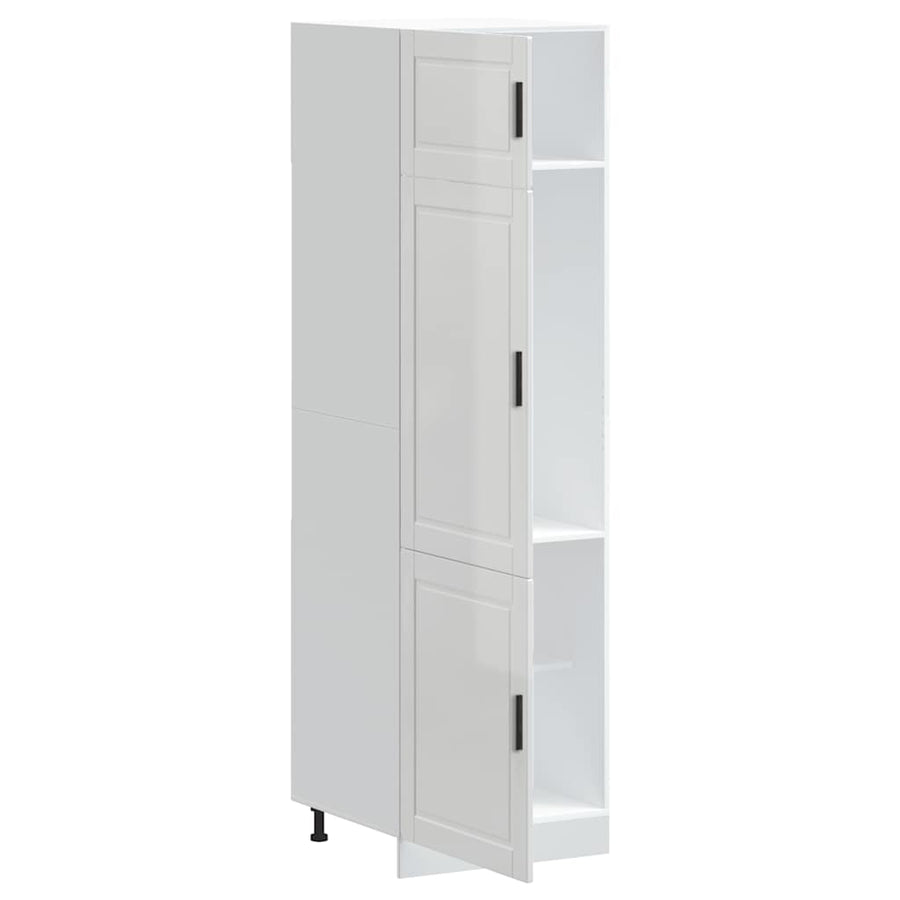 Kitchen Cupboard "Porto" High Gloss White Engineered Wood
