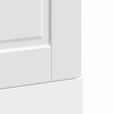 Dishwasher Panel Porto White 45x1.5x57 cm Engineered Wood