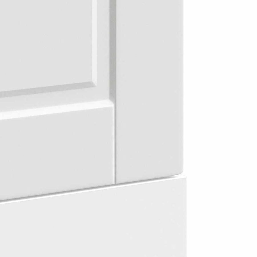 Dishwasher Panel Porto White 45x1.5x57 cm Engineered Wood
