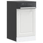 Dishwasher Panel Porto White 45x1.5x57 cm Engineered Wood
