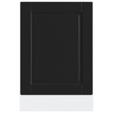 Dishwasher Panel Porto Black 45x1,5x57 cm Engineered Wood