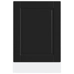 Dishwasher Panel Porto Black 45x1,5x57 cm Engineered Wood