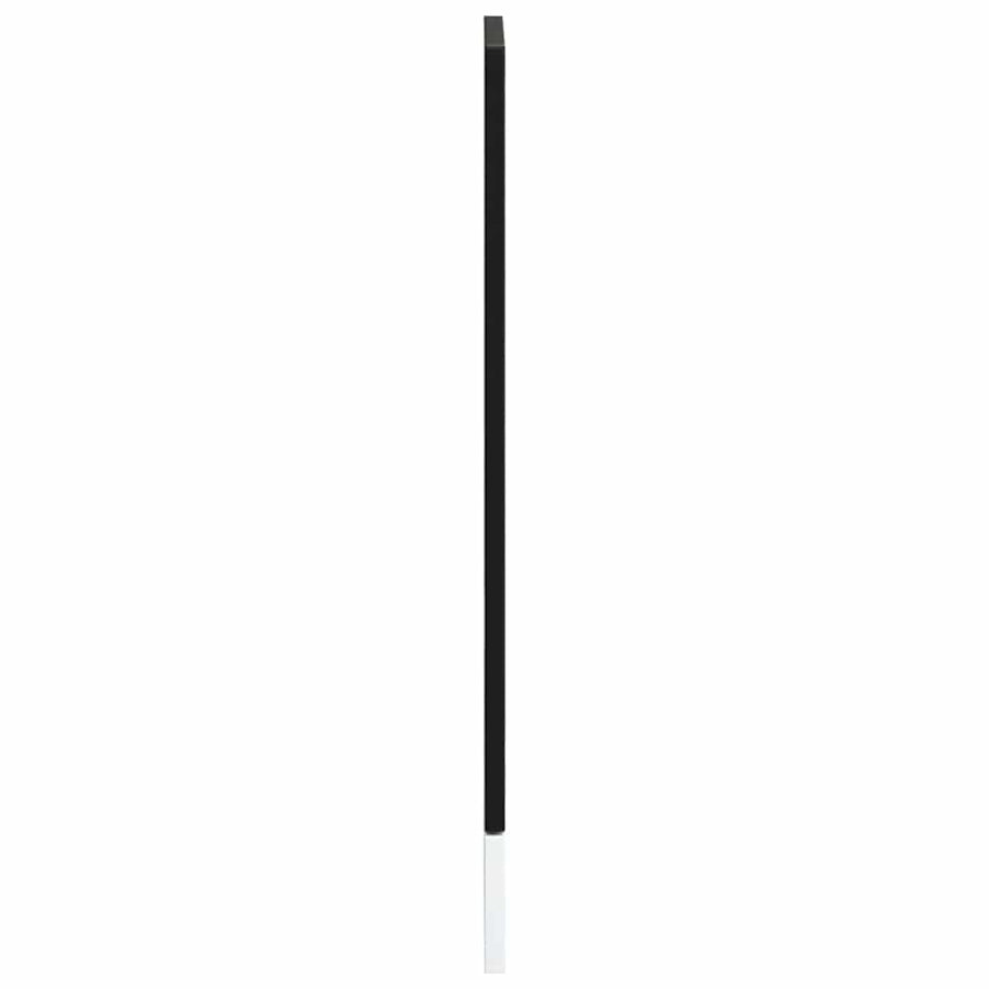 Dishwasher Panel Porto Black 45x1,5x57 cm Engineered Wood