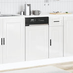 Dishwasher Panel "Porto" High Gloss White 45x1.5x57 cm
