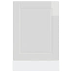 Dishwasher Panel "Porto" High Gloss White 45x1.5x57 cm