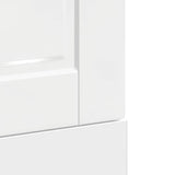 Dishwasher Panel Porto High Gloss White 45x1,5x57 cm Engineered Wood