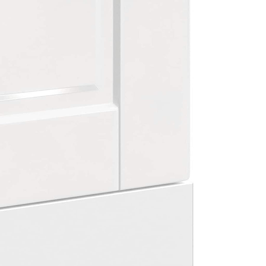 Dishwasher Panel "Porto" High Gloss White 45x1.5x57 cm