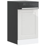 Dishwasher Panel "Porto" High Gloss White 45x1.5x57 cm