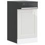 Dishwasher Panel "Porto" High Gloss White 45x1.5x57 cm