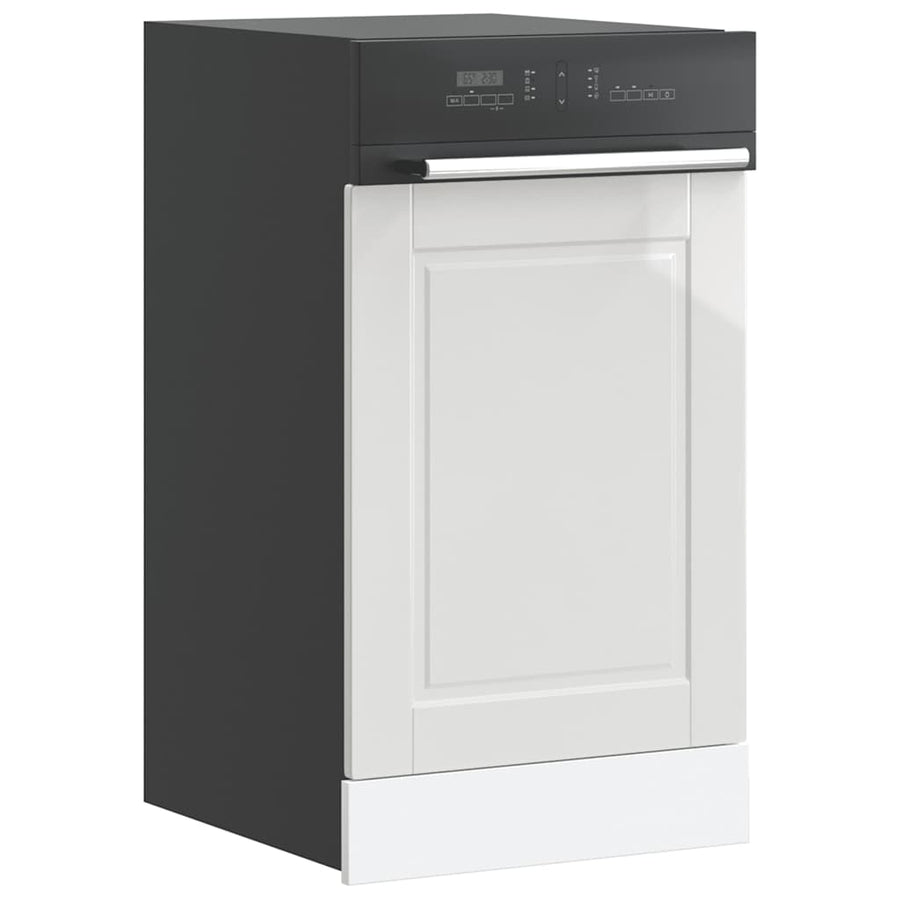 Dishwasher Panel "Porto" High Gloss White 45x1.5x57 cm